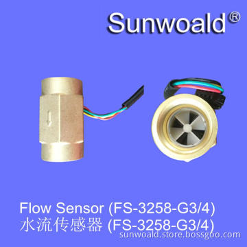 3/4" Brass Water Flow rate Sensor meter